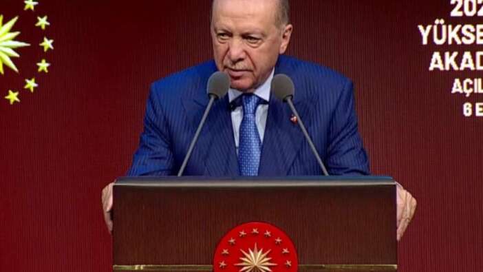 Cumhurbaşkanı Erdoğan'dan yeni akademik yıl açılışında dikkat çeken mesaj: Fırat'ın öbür yakasını asla unutmayız!
