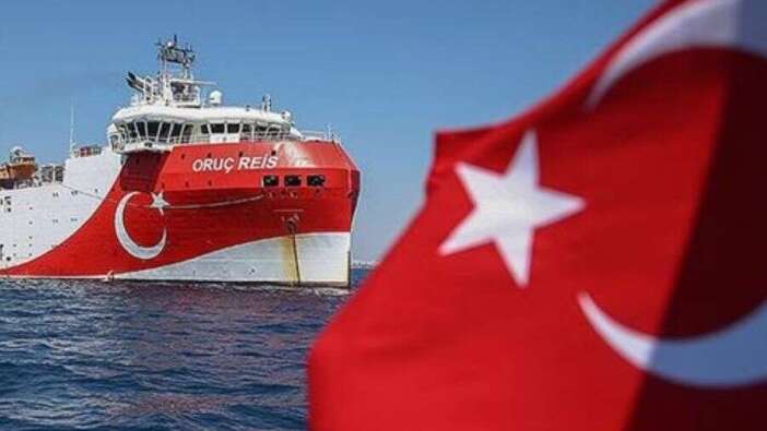 Oruç Reis araştırma gemisi Girne açıklarında demirledi