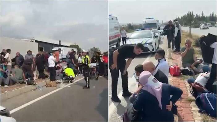 Antalya-Isparta yolunda can pazarı! Midibüs devrildi,17 yaralı var! İşte ilk görüntüler...