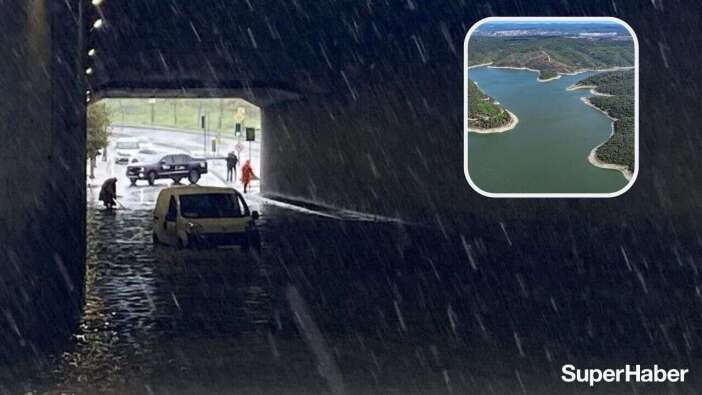 Sağanak yağış barajları uçurdu: İstanbul'da doluluk oranı 24 saatte tam 7 puan birden fırladı