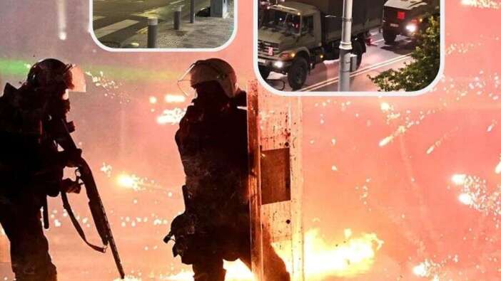 Avrupa'da kaos derinleşiyor! Fransa'da sokağa çıkma yasağı, Arnavutluk'ta ordu sokağa indi