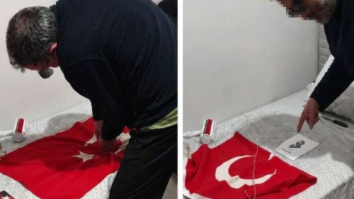 Edepsizliğe tolerans yok... Türk bayrağı ve Atatük'e hakaret eden ahlaksız öğretmen gözaltına alındı!