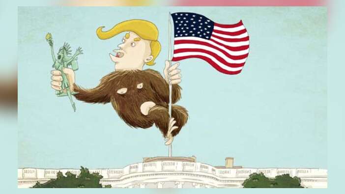 Müslüman karşıtı kararlar alan Trump'ı en sert eleşti̇ren kari̇katürler
