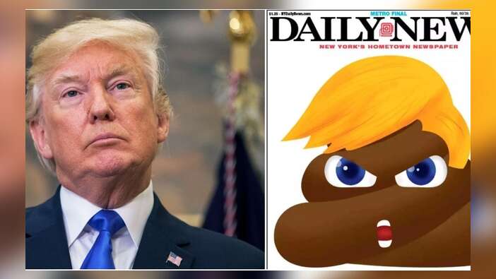 Tarihe geçecek manşet! Amerikan gazetesi, ABD Başkanı'nı böyle çizdi...