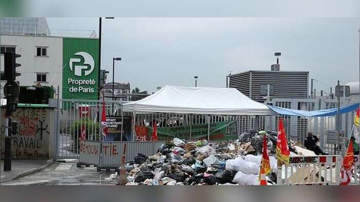 Paris, çöp yığınlarıyla doldu