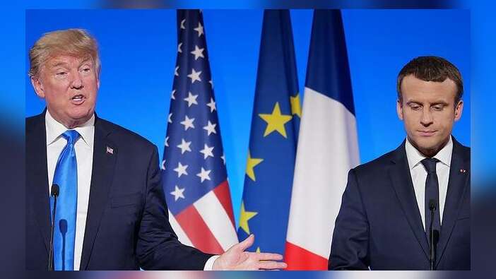 Trump ile Macron telefonda görüştü!
