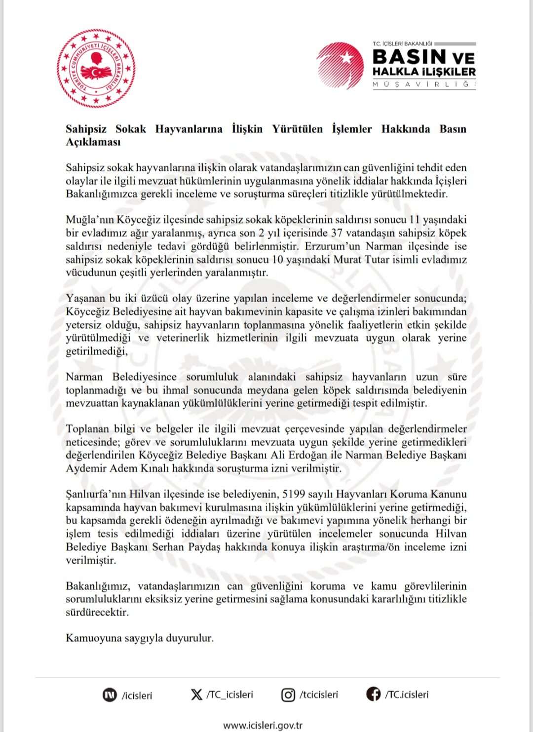 icisleri-bakanligi-belediye-baskanlari-hakkinda-inceleme