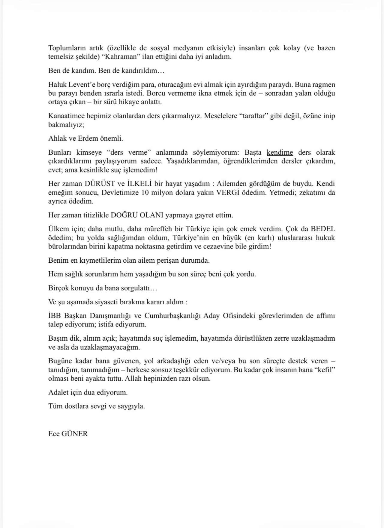 ece-guner-istifa-mektubu