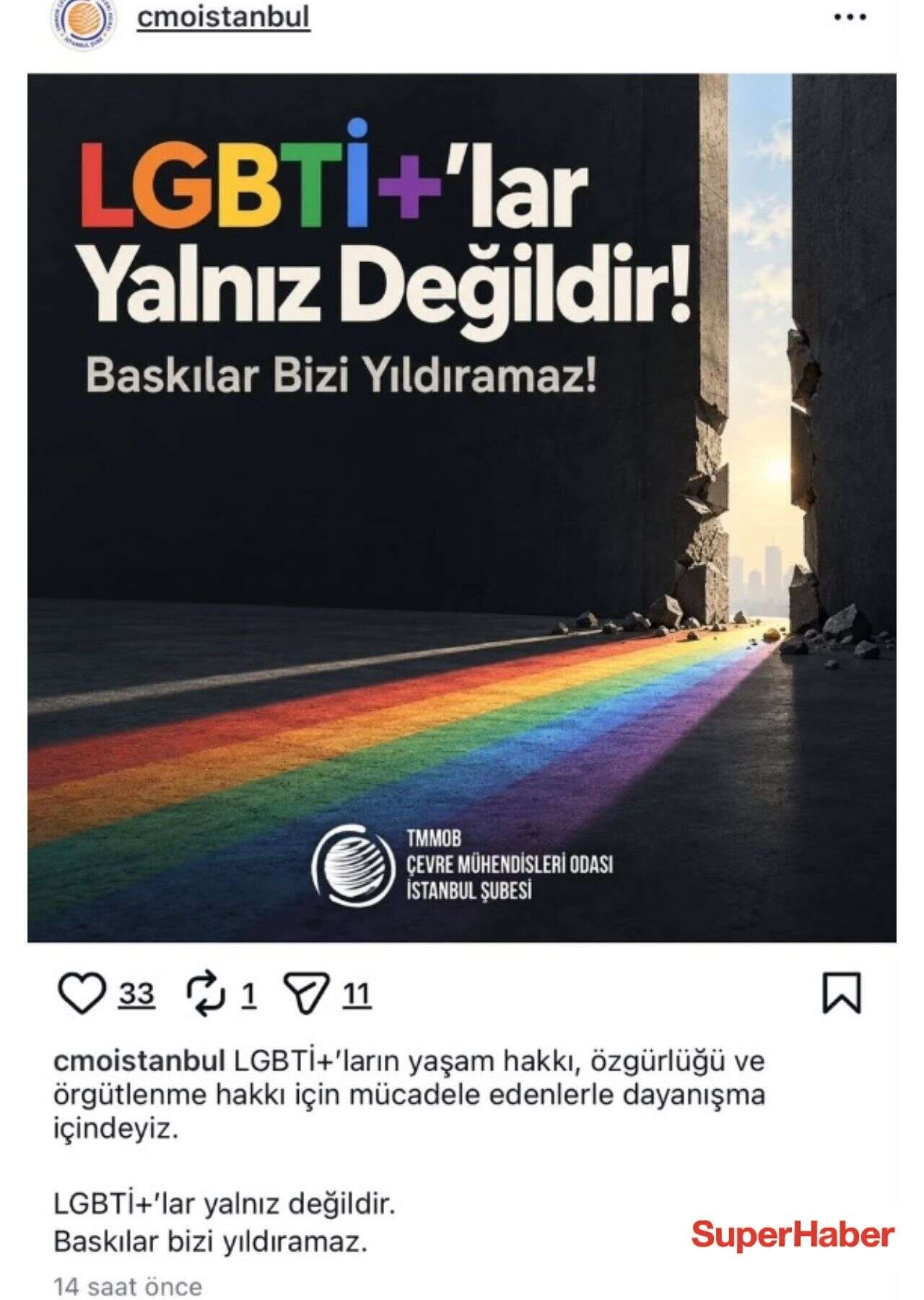 cmo-tmmob-lgbt-paylasimi-tepki