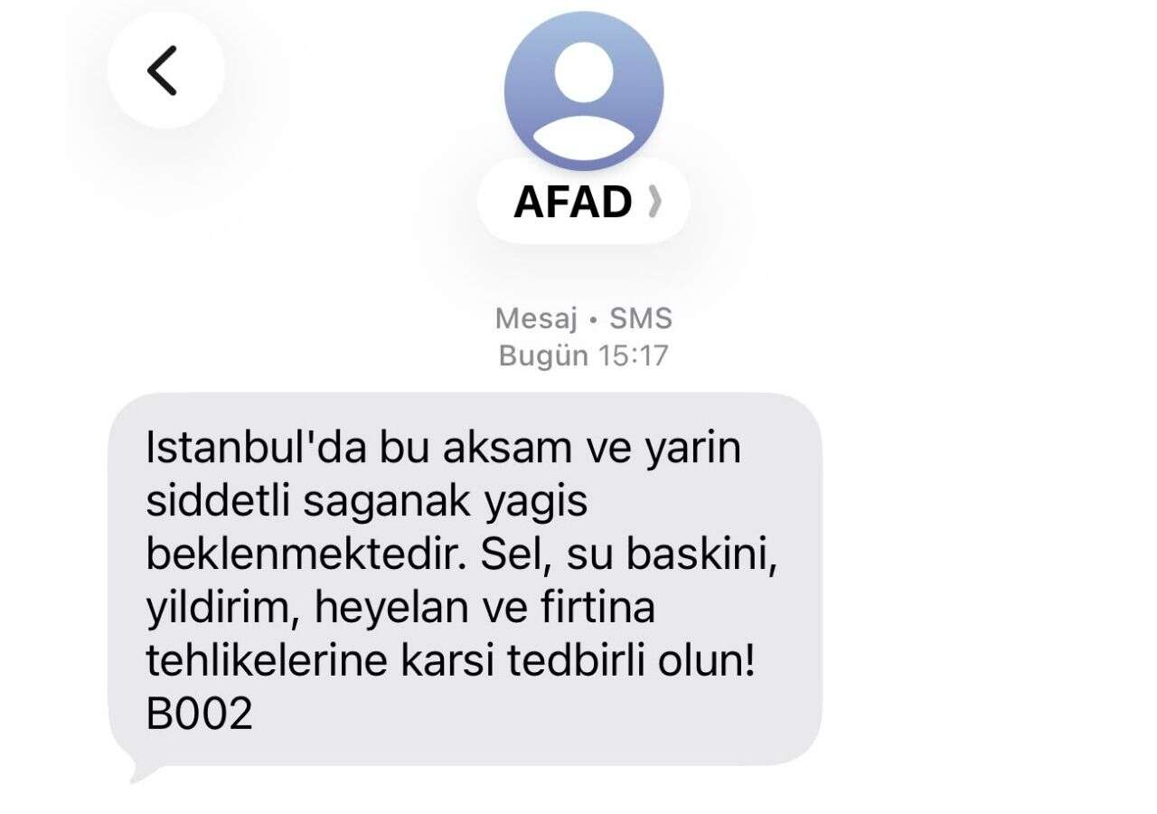 afad-istanbul-acil-yagis-mesaji
