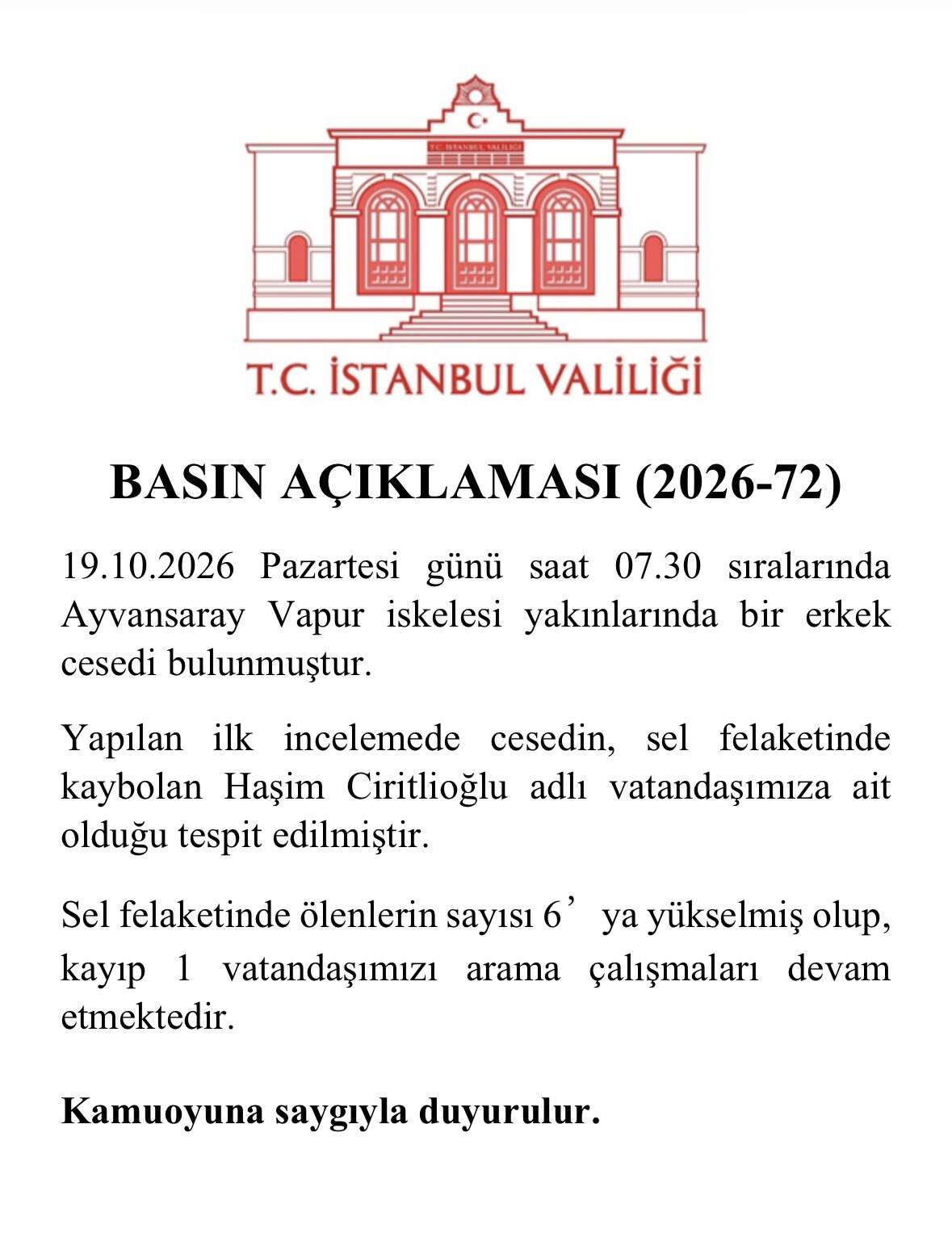 istanbul-valiligi-sel-kayip-ayvansaray-iskelesi-bulundu
